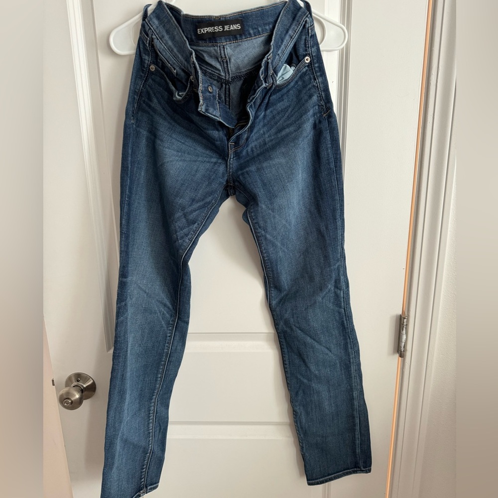 Express Mid Rise Skinny Jean, 6